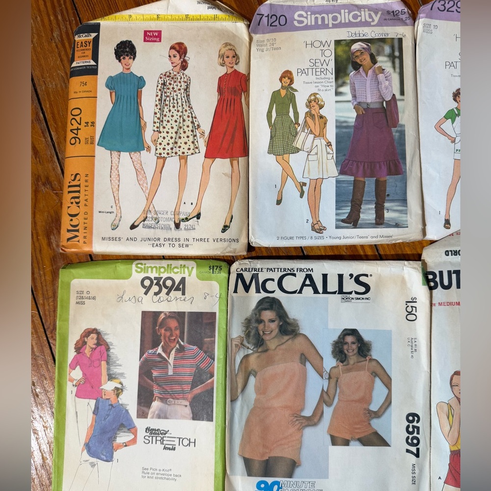 Vintage sewing patterns: mccalls, simplicity, butterick - Picture 3 of 3